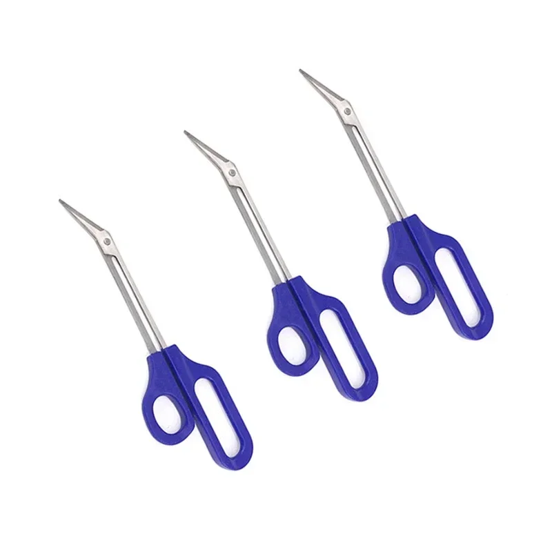 กรรไกรด้ามยาวกรรไกรเล็บเท้าเล็บผ้าพันแผลกรรไกร Nipper Trimmer เครื่องตัด Cuticle Nipper สําหรับเล็บเท้า