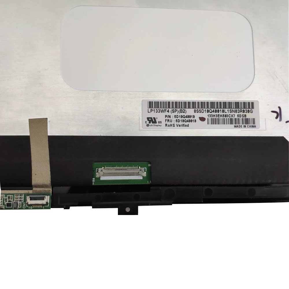 Imagem -05 - Matriz de Tela Lcd do Portátil para Lenovo Yoga 73013 730-13ikb Lcd Montagem da Tela de Toque com Moldura Placa 5d10q89746 13.3