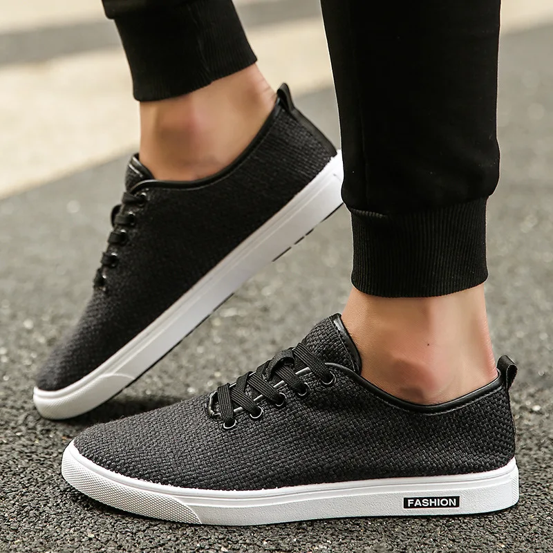 Summer Sneakers for Men Cloth Shoes Trend Men Casual Shoes Comfortable Flat Board Shoes Classic Running Shoes Male Walking Shoes