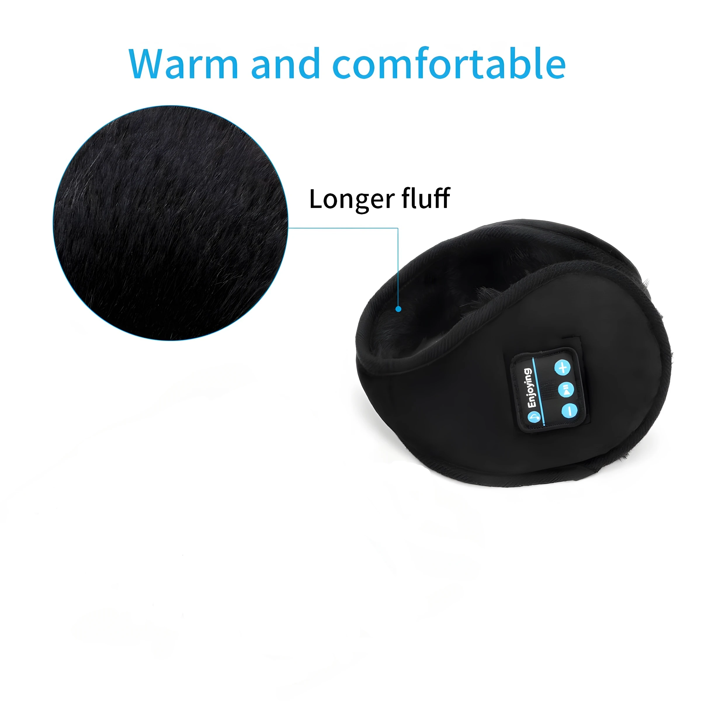 Wireless Ear muffs Bluetooth Headphones Earmuffs Winter Casual Cap Sports riding warmer Earmuff men women music Earphone