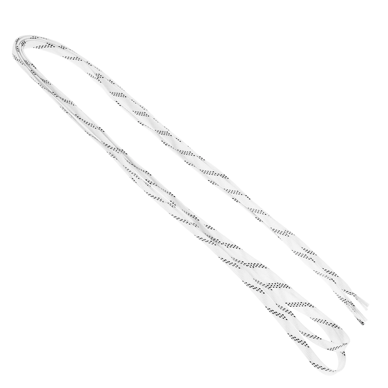 Gewachste Hockey-Schnürsenkel, langlebig, rutschfest, Ersatz-Schnürsenkel, dicke Baumwolle, verstellbare Länge, passend für Eislaufen, Rollhockey