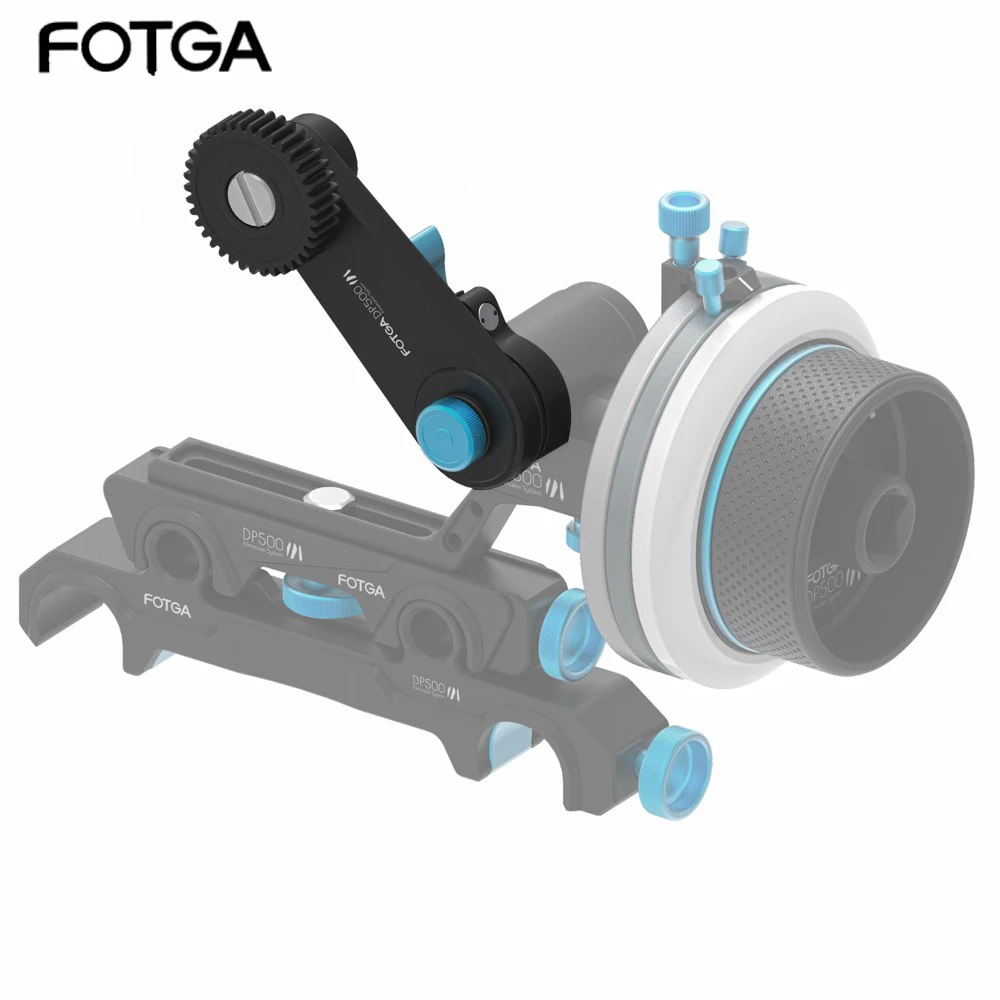 FOTGA Rocker Arm Extension for DP500III Follow Focus Rig 5D3 A7 A7IIS A7R A7RS GH4 C300 C500 RED Epic BMCC BMPCC D7000 D3100