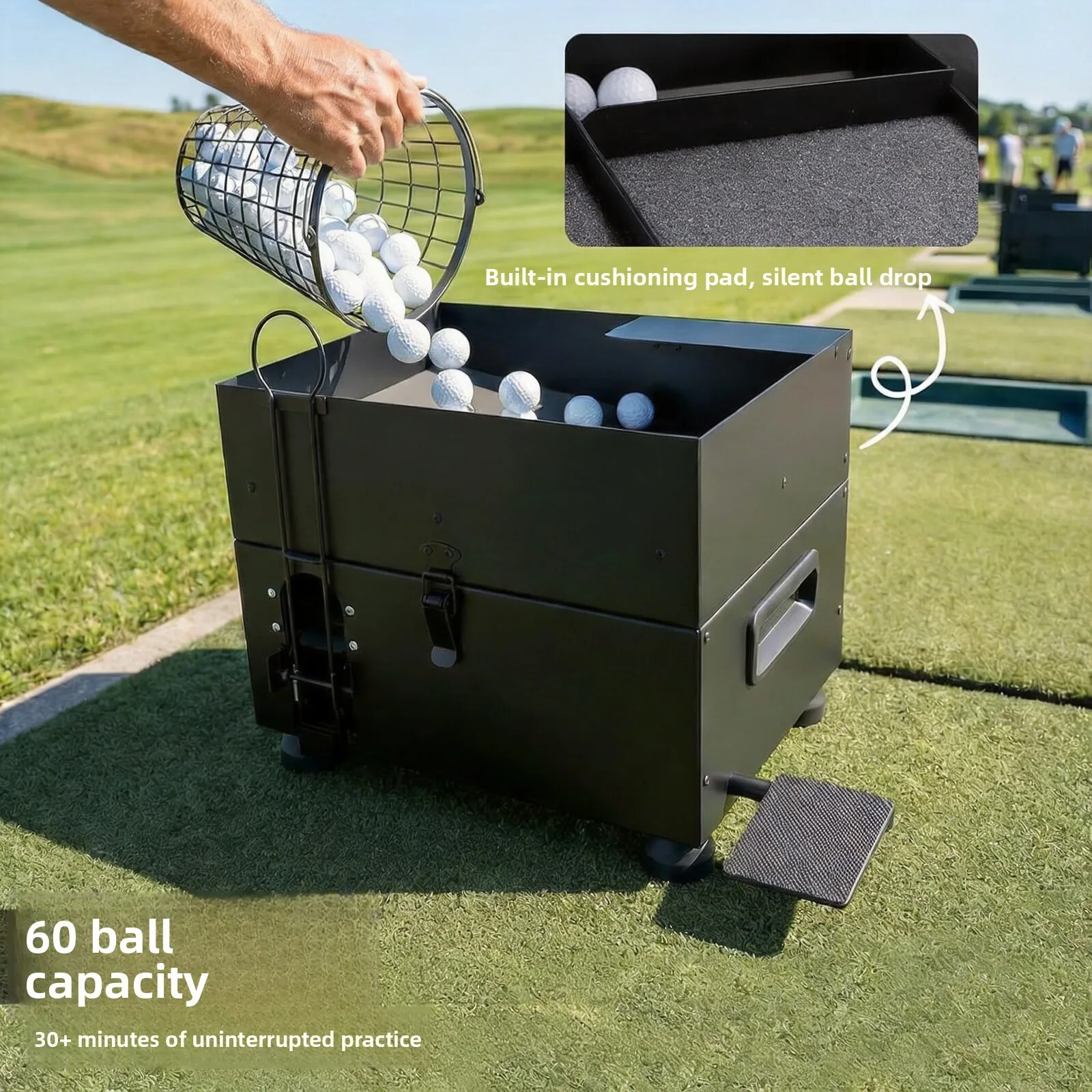 Golf Tee Semi-automatic Ball Loader Golf Practice Supplies Processing Customization