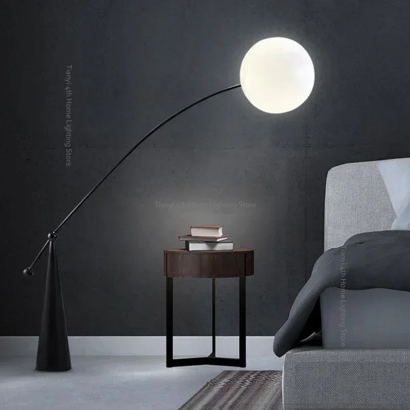 

Nordic Modern Sense of Atmosphere Floor Lamps Designer Simplicity Bedroom Floor Lamps Living Room Indoor Lighting Gulvlampe HBFL