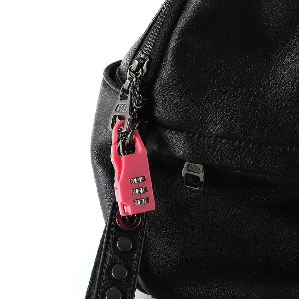 Digit Suitcase Combination Lock Plastic 3 Dial Digit Backpack Combination Lock Safty Luggage Travel Lock Bag Combination Padlock