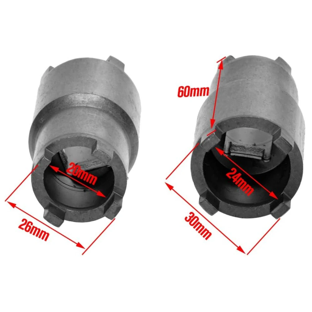 24mm 20mm Bipolar Clutch Tool Wrench Lock Nut Spanner for HONDA ATC 110 125 ATC 90 CA 200 CB 200 Bike Taotao Roketa SSR ATV Dirt