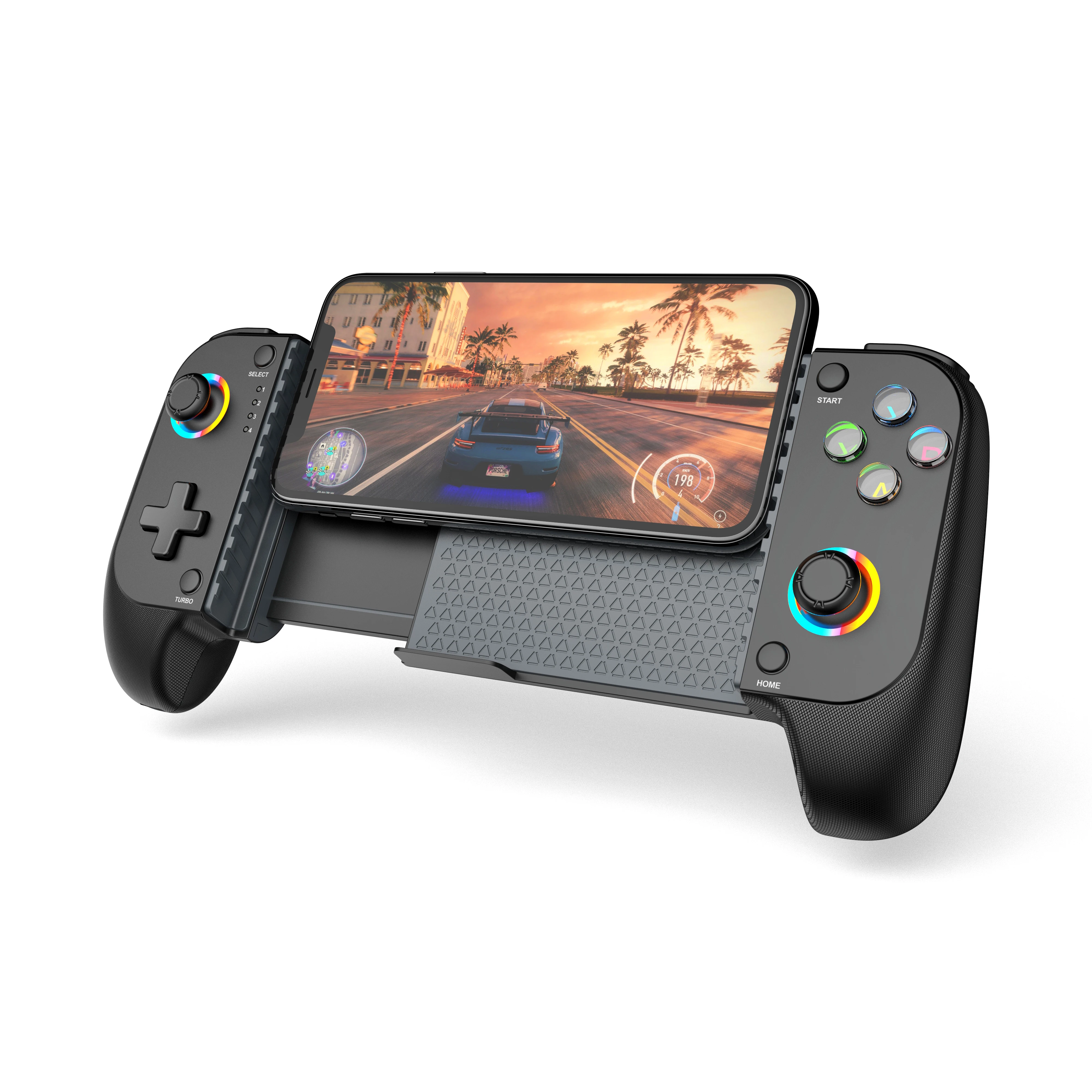 Mobile Game Controller for iPhone and Android with RGB Light,Support Play PS Remote Play, Xbox Cloud and More