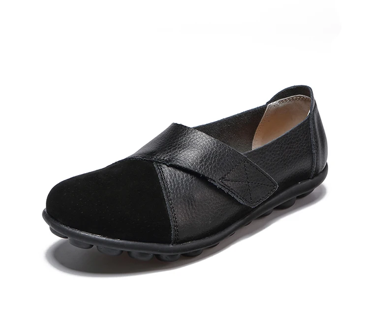 Frau Schuhe Weiche Leder Low Heels Schuhe frauen Elegante Wohnungen 2025, Casual Flache Schuhe Frauen Schuhe Neue Müßiggänger Zapatos mujer – Detail 21