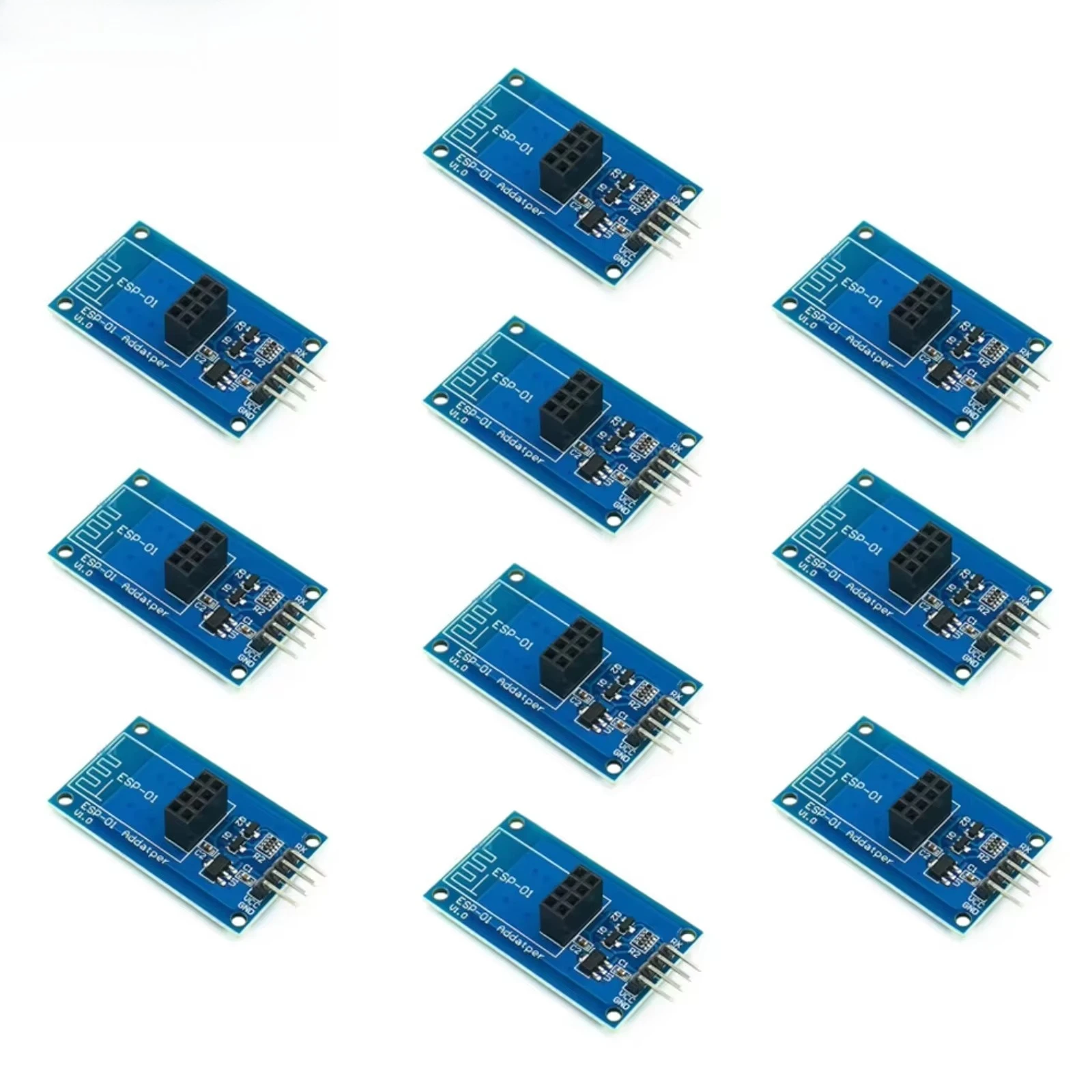 1/2/5/10pcs ESP8266 ESP-01 Serial WiFi Wireless Adapter Module DC3.3V 5V for Arduino