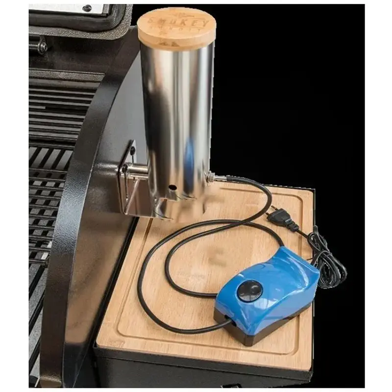 Removable Stainless Steel Portable Electric Smoker Hot And Cold Smokers For Allgrills Stainless Steel Large Capacity US Plug