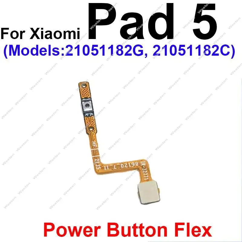 液晶メインボード電源ボリュームフレックスケーブルシャオ mi mi パッド 5 USB 充電器ボードマザーボード液晶フレックスリボン部品