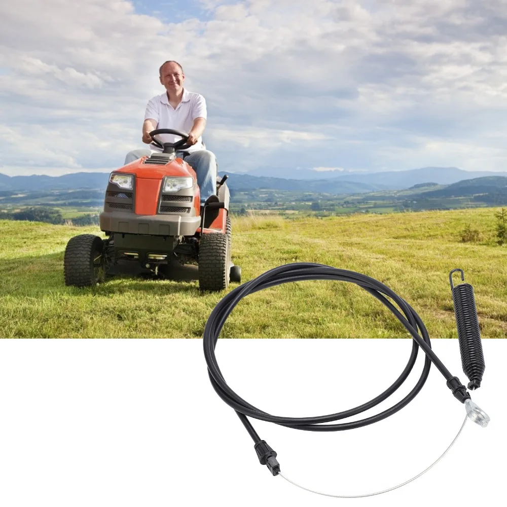 197257 Cable de embrague Cable de embrague de compromiso de cubierta negra de metal para artesano Poulan 38 pulgadas 42 pulgadas cortacésped de cubierta cortacésped