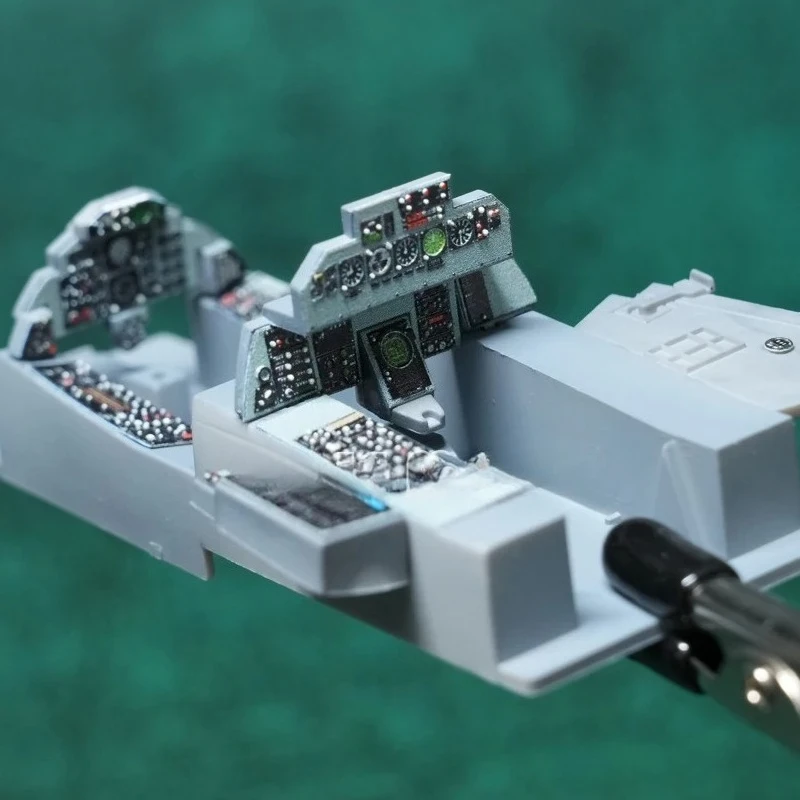 Lanbo 3D Impresso Color Cockpit Instrument 48174 F-4J Fighter, para Hasegawa Academy Model Kit 1/48 1/72