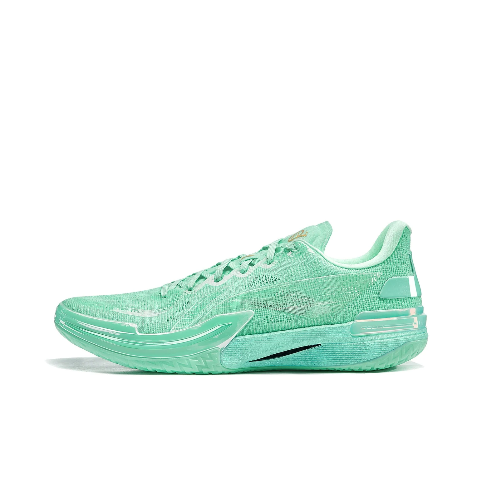 Li Ning Gamma Low top Basketball Shoes Men's Fluorescent Ice Cyan ABAV035-27