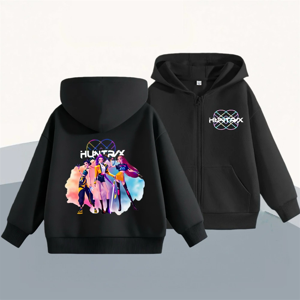 شيطان الصيادين معاطف ملابس عصرية غير رسمية 1-7 سنوات طفل طويل الأكمام مقنعين ملابس خارجية 2026 ربيع الخريف ملابس شعبية #3