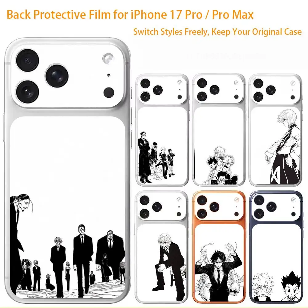

Anime H-Hunter x H-Hunters 3D Full Body Skin Decal for iPhone 17/Pro Max/Air, Color Rear Protective Sticker