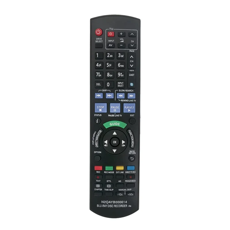 N2QAYB000614-mando a distancia para Panasonic, reproductor de DVD Blu-Ray, DMR-BWT700EB, DMR-BWT700, DMR-BWT800EB, DMR-BWT800