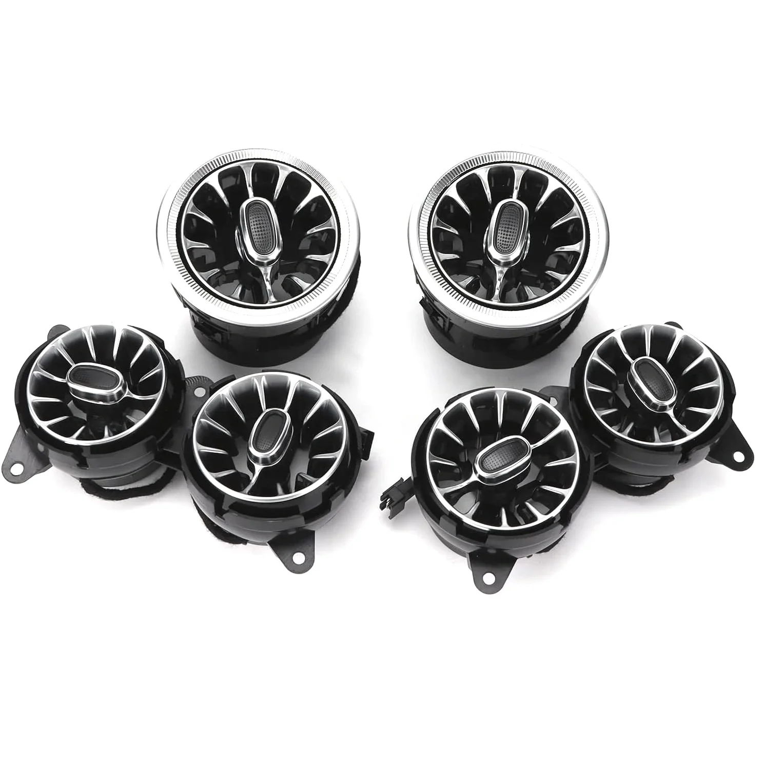 لمرسيدس بنز S-Class W222 الضوء المحيط فتحات الهواء توربو الخلفية والتوصيل الأمامي LED والتشغيل صالح 64 ألوان #4