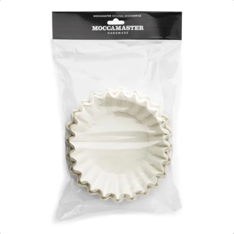 

Moccamaster White Paper Filters 100 Count Pack of 1