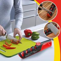 Knives Sharpener Chef Knives Sharpener Manual Honing Tool With 4-Stage For Home Camping Outdoor Bar Daily Use Butcher