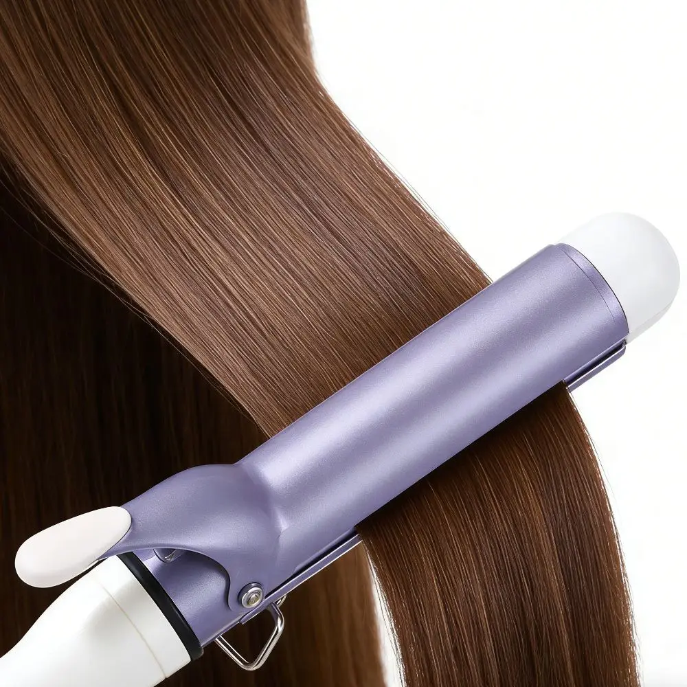 

Электрическая плойка для завивки волос 40 мм с защитой от ожогов, контролем температуры, быстрым нагревом и функцией укладки