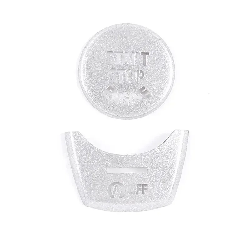 YKFor BMW 1 2 3 4 5 6 7 Series X1 X3 X4 X5 X6 سبائك الألومنيوم سيارة مفتاح إشعال المحرك بدء زر التوقف إيقاف التبديل غطاء الكسوة #6