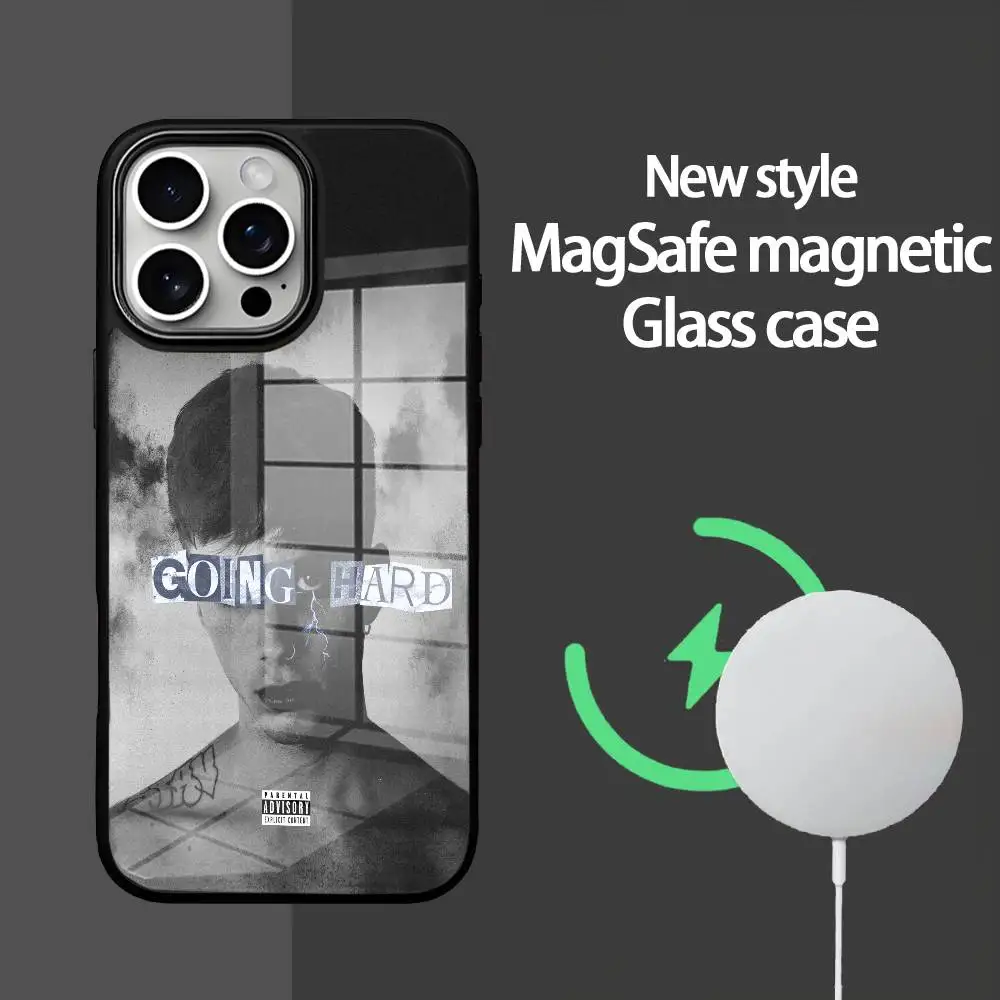 

Чехол для телефона Tony Boy для iPhone 16, 15, 14, 13, 12, 11 Pro Max Plus Mini Magsafe Mirror, беспроводной магнитный чехол