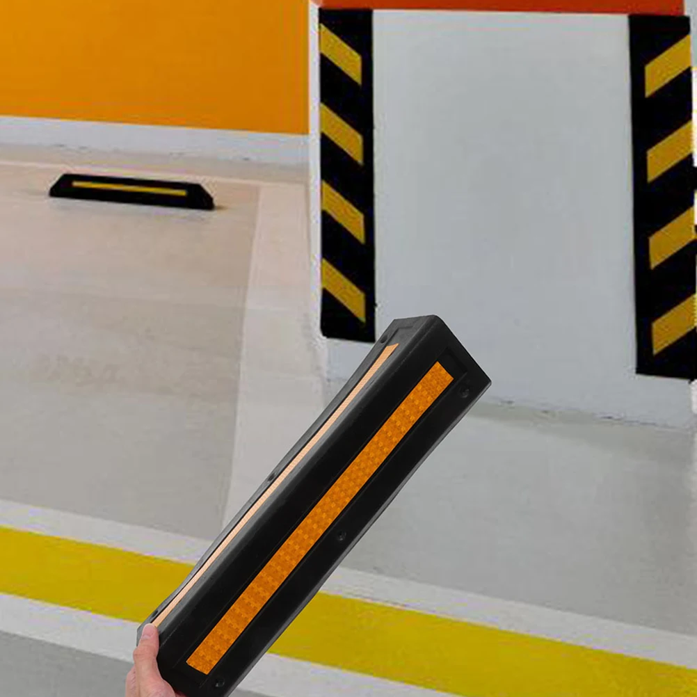 

Parking Lot Anti collision Strips Rubber Wall Protectors Reflective Traffic Bumper Guard Parking Garage Car Shield Heavy