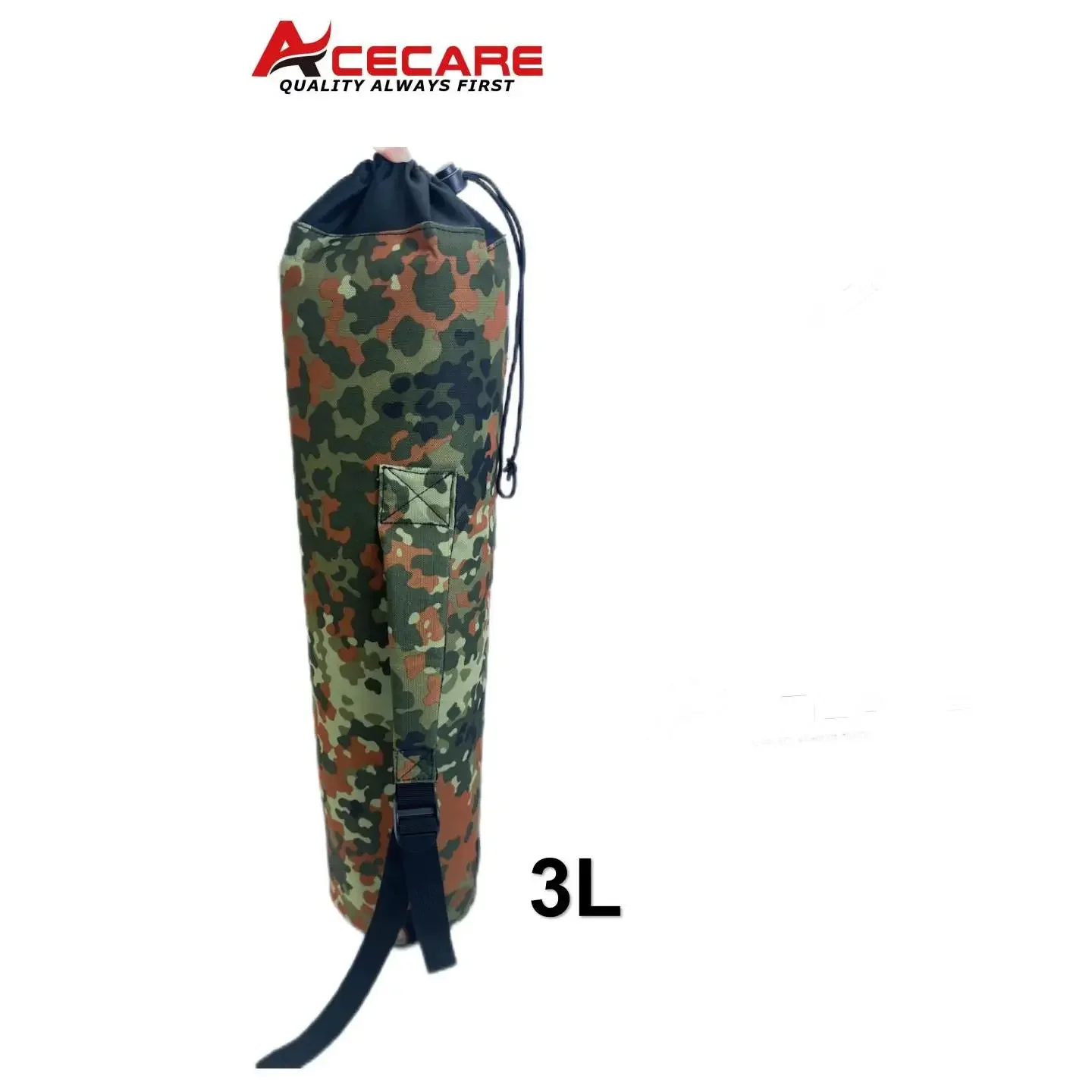 ACECARE 3L Carbon Fiber Cylinder Backpack Bag Protective Case for HPA Tank Scuba Diving