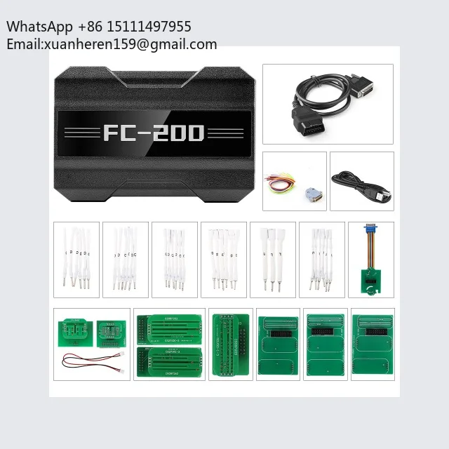 

V1.2.9.2 CG FC200 ECU Programmer Full Version with New Adapters Set 6HP & 8HP / MSV90 / N55 / N20 / B48/ B58