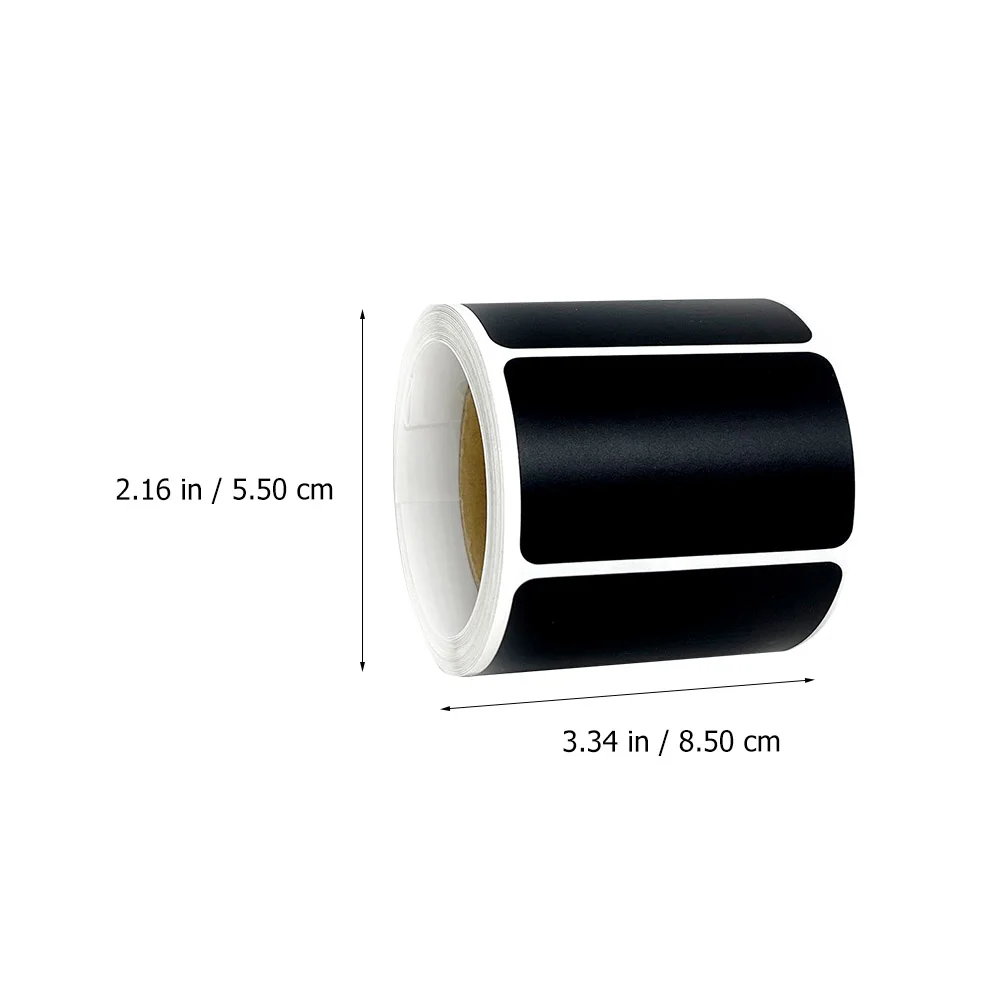 Imagem -03 - Rolos de Vidro à Prova Impermeável Água Móvel Adesivo Adesivos Preto Quadro Negro Etiqueta 5*5cm Pvc Quadro Etiquetas Pegajosas 2