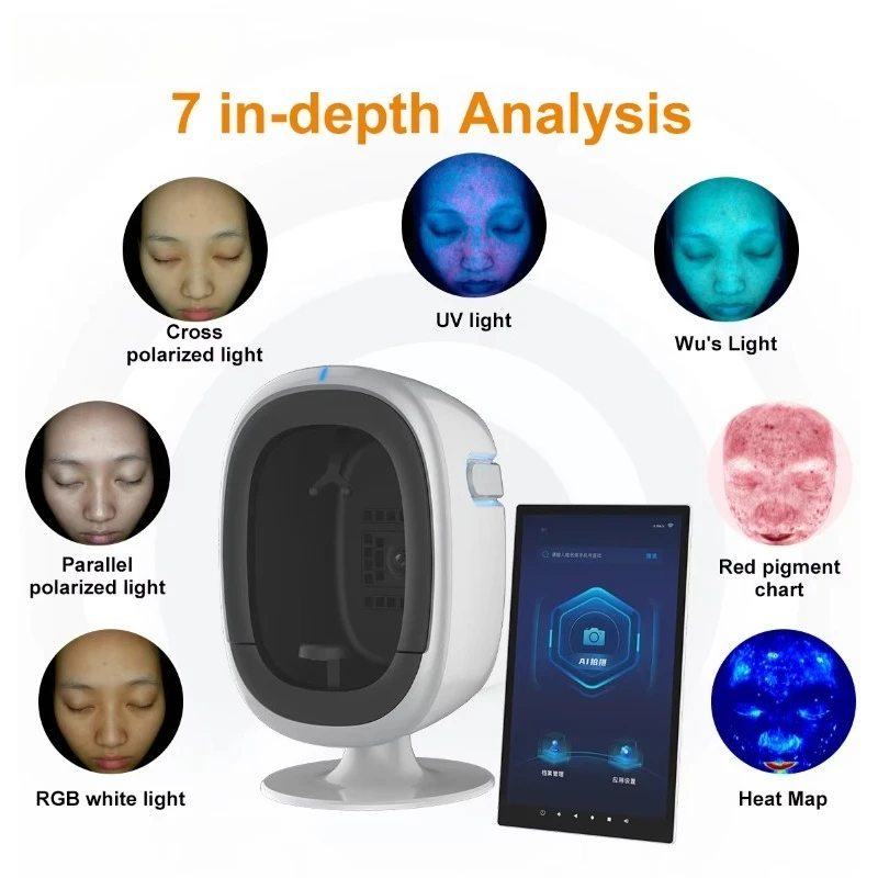 เครื่องวิเคราะห์ผิวหน้าแบบ 3 มิติ ด้วยระบบ AI สำหรับการดูแลผิวอย่างมืออาชีพ