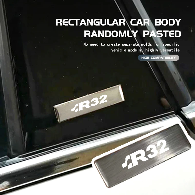 Fashion Creative 3D Metal Sticker Letter Stickers Auto Interior Decal For Volkswagen Golf 4 6 7 GTI Tiguan Passat B5 B6 B7 CC
