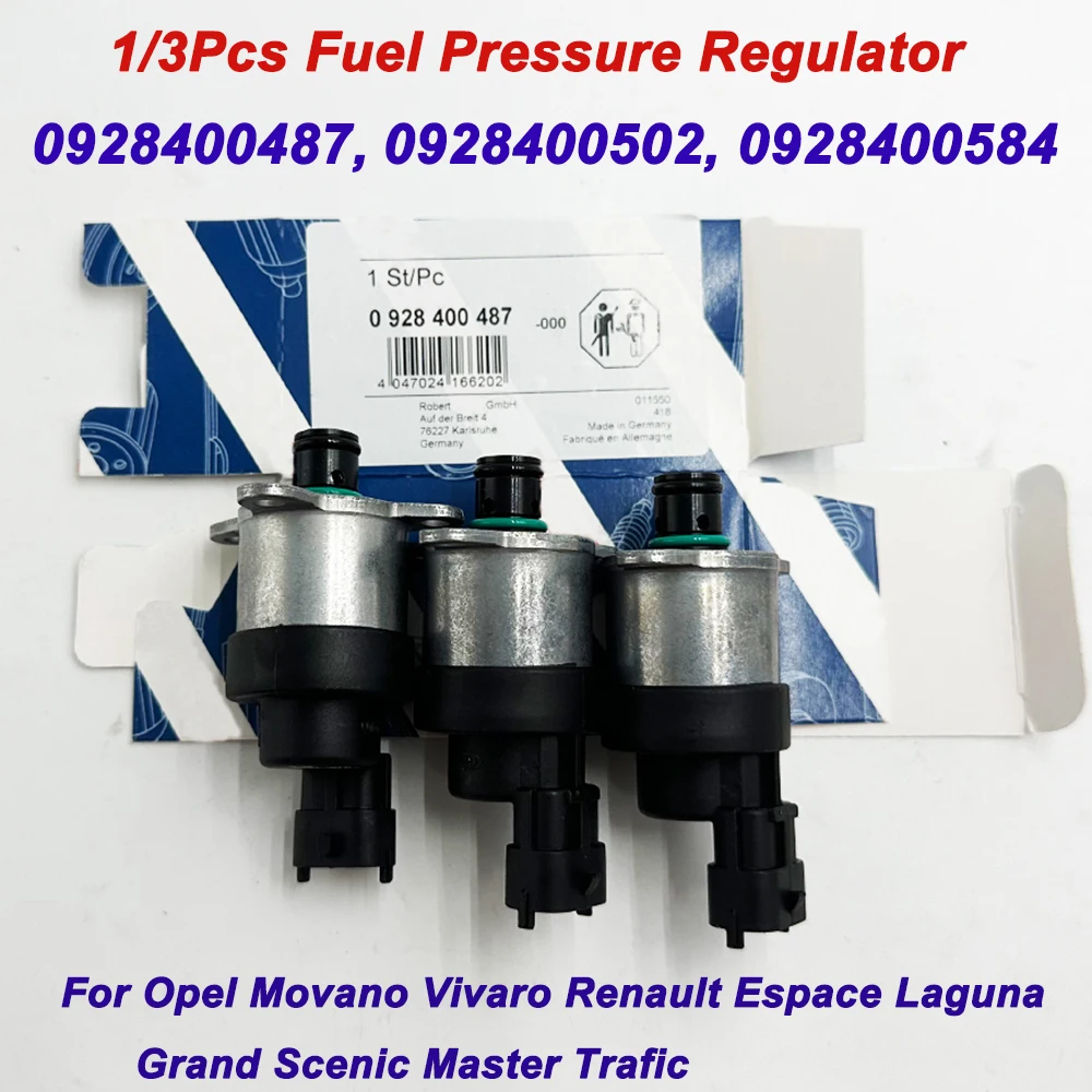 

High Quality 1/3Pcs Control Solenoid Valve OE 0928400487 0928400502 0928400584 For Opel Movano Vivaro Renault Espace 8200179757