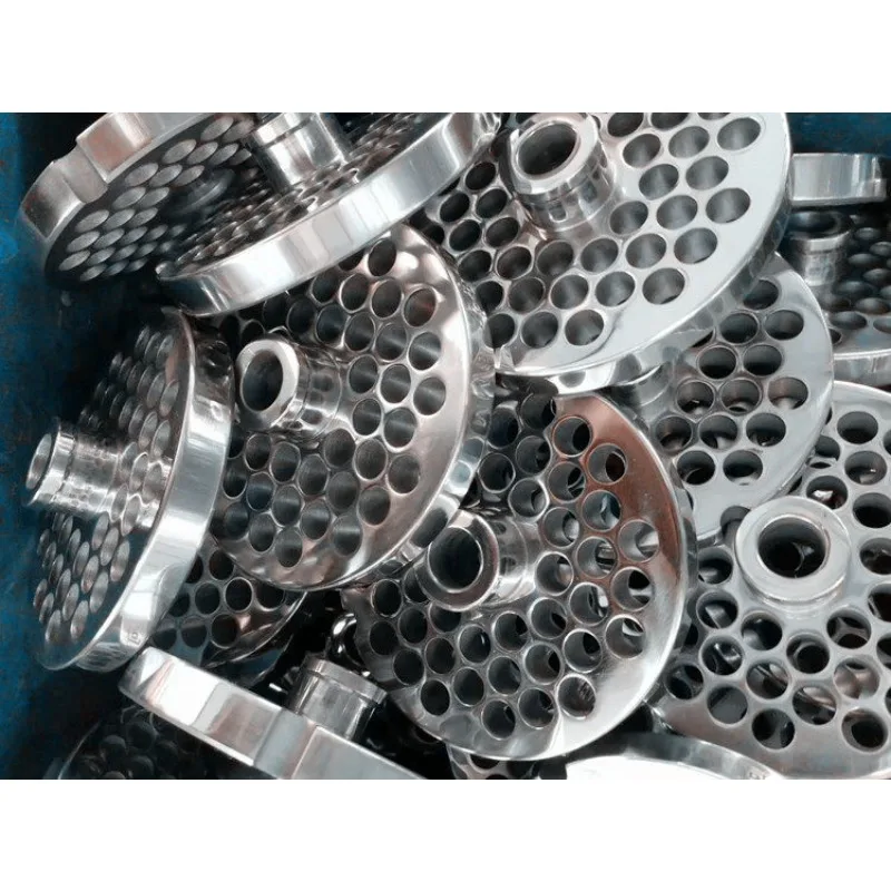 22# Raised Middle Hole 13mm Meat Grinder Plate 3CR13 Stainless Steel Electric Mincing Machine Repair Grate