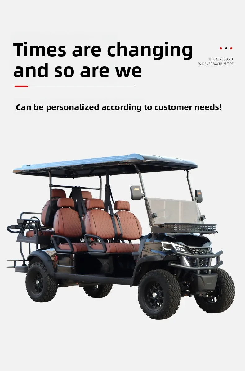 Golf Cart Electric Sightseeing Car Hotel Campus Factory Area Scenic Property Patrol Car Electric Golf Cart