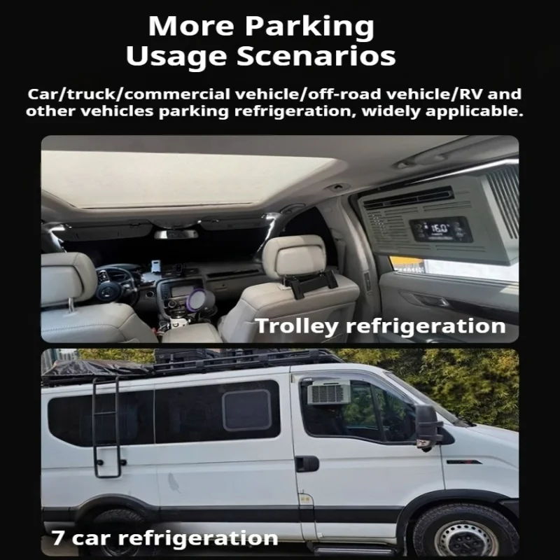 Portable Parking Air Conditioner Small Portable Car Energy Saving Air Conditioner Ductless: Hassle -Free for Car Window Mounting