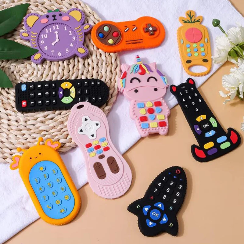 Jouets pour bébé de 0 à 12 et 36 mois, hochet, anneau de dentition, à mâcher, jeux de développement sensoriel en Silicone, jouet éducatif Montessori