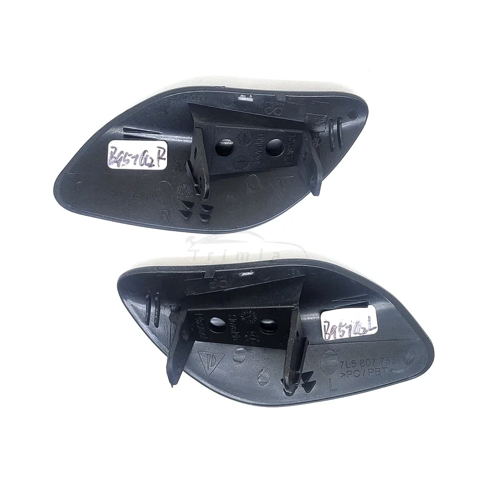For 07-10 Porsche Cayenne 9PA1 955 957 GTS Turbo S Sport Design Package Front Headlight Washer Cover 95562830311 95562830411 - view 3