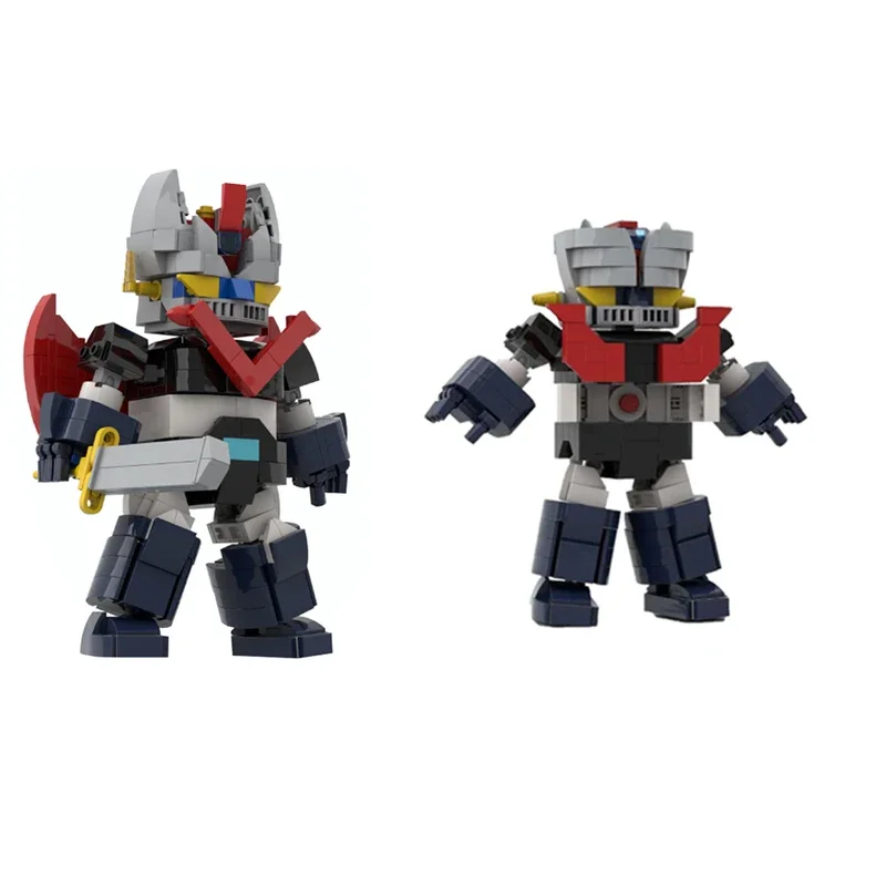 Mazinger Z SD MOC High-Tech Mecha Great God of War Goldrake Robot Building Blocks Kit For Bricks Toys For Children Birthday Gift