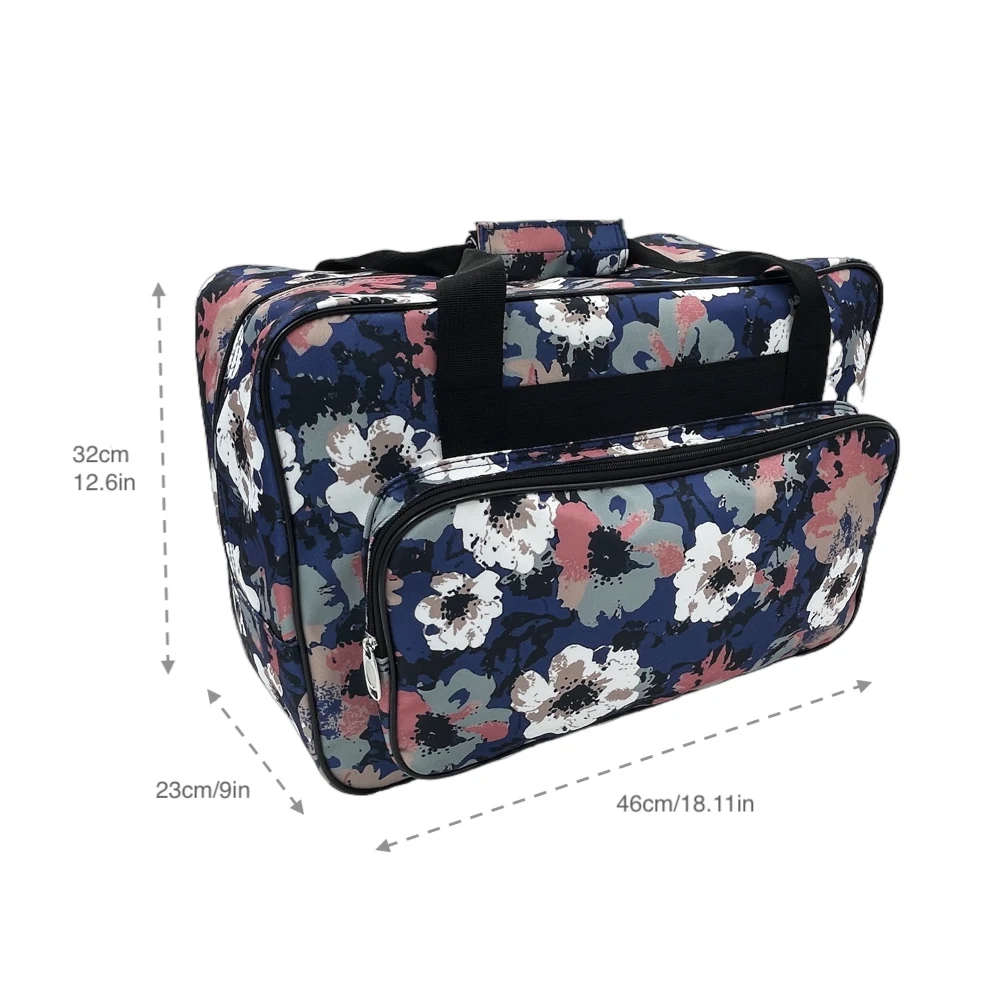 Sewing Machine Carrying Case, Universal Tote Bag, Portable Storage Bag, Dust Cover with Pocket for Most Standard Sewing machine