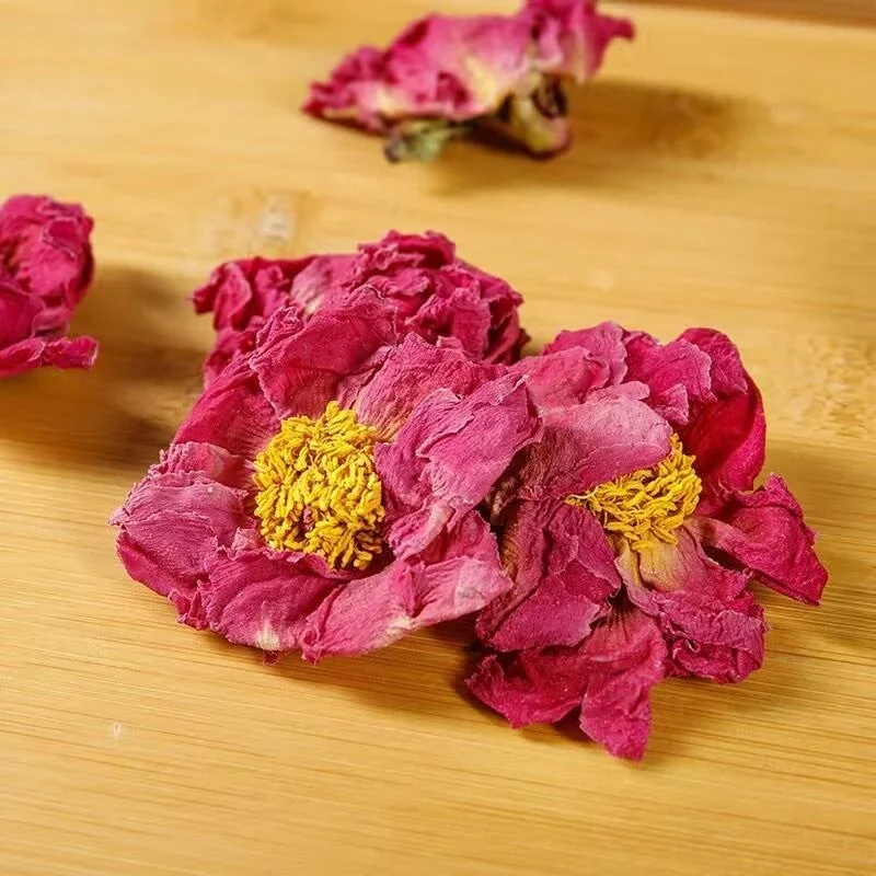 100/200g Natural Dried Peony Flowers Sachet Pillow Filling Peony Dried Buds Petals For Beauty Bathing Wedding Candle Making New