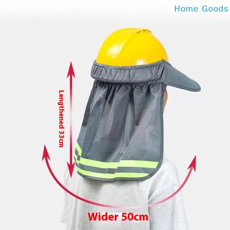 

preferredSummer Sun Shade Safety Hard Hat Neck Shield Helmets Reflective Hat Brim Reflective Cap Cover For Construction Workers