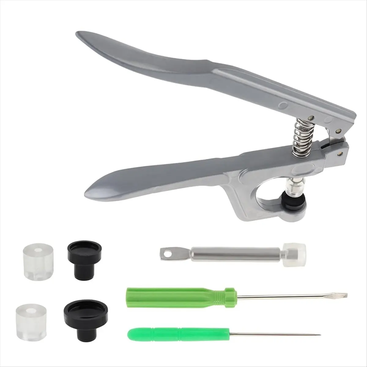 AT13 Snap Pliers for Crafts Clothing, Snaps Fasteners Kit with Pliers Installment Tool, No-Sew Button Snap Fastener