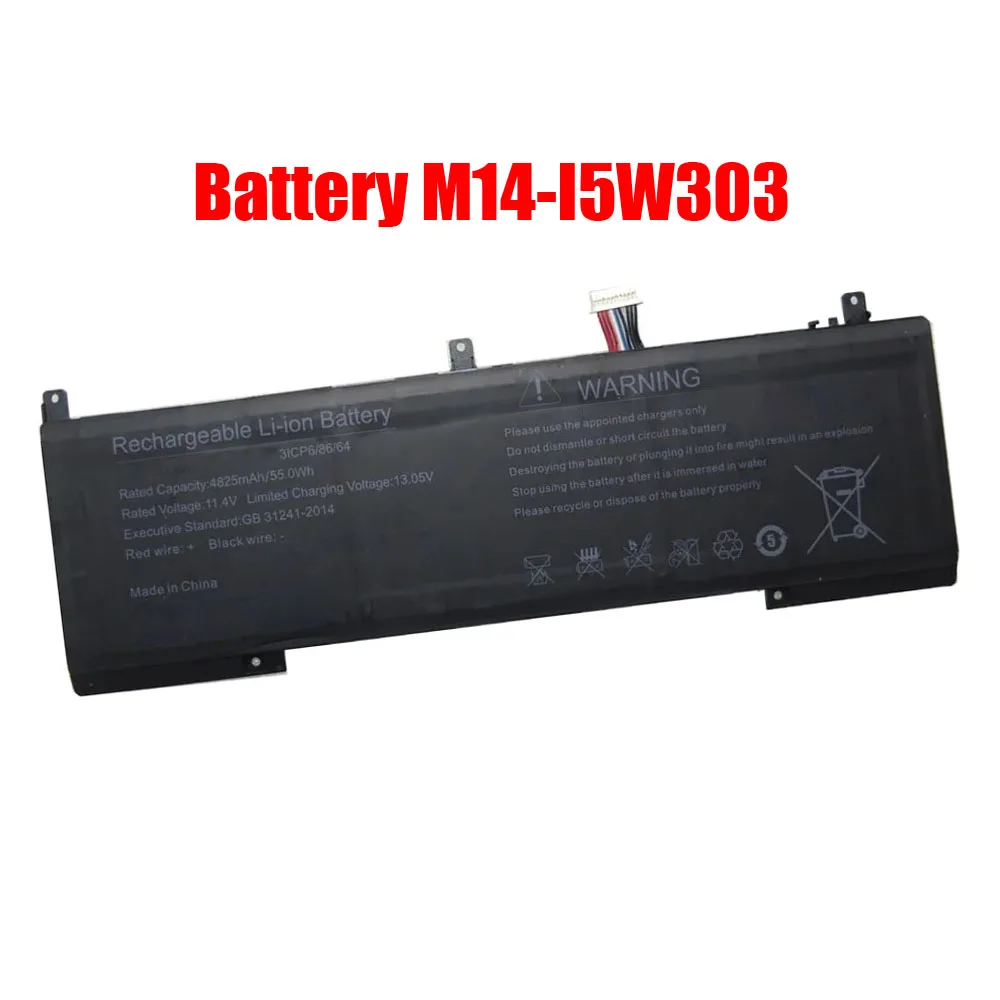 

Laptop Battery For DEXP For Atlas M14-I5W303 11.4V 4825MAH 55WH New