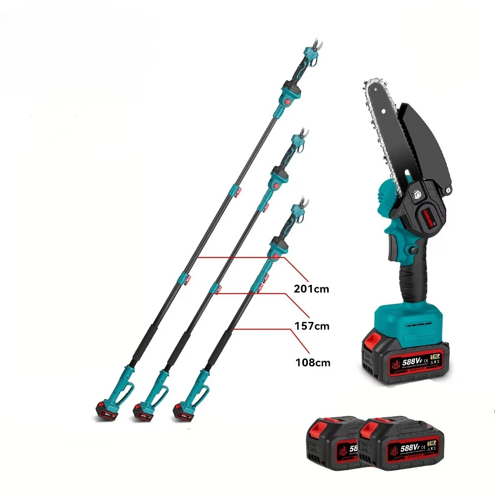

Brushless Electric Long Reach Pole Cordless Pruner Lithium Pruning Shears