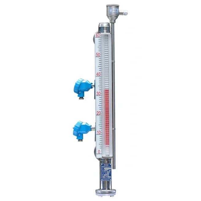 Top Bypass Magnetic Level Meter Gauge Indicator Transmitter