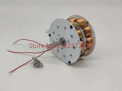 Miniature Double-layer Disc Generator with Iron Core, Ultra-low Speed, High-efficiency Multi-pole Three-phase AC Permanent