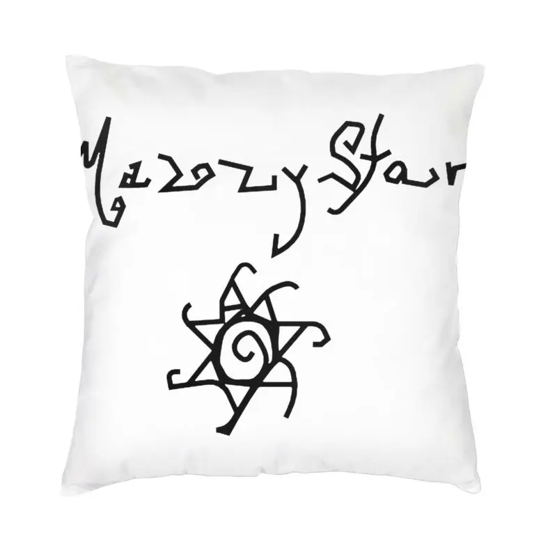 Mazzy Star Icon Cushion Cover 45x45cm Velvet Music Rock Band Pillow Case for Sofa Car Square Pillowcase Living Room Decoration