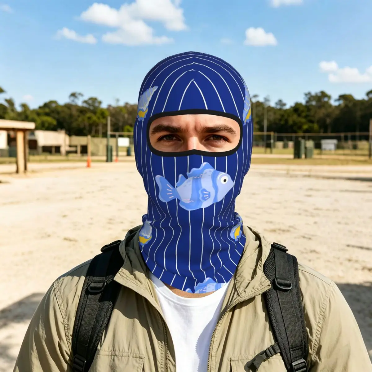 Seafood Balaclava Full Face Mask Breathable Motorcycle Winter Warm Full Cover Caps Neck Windproof Dustproof Cycling Caps